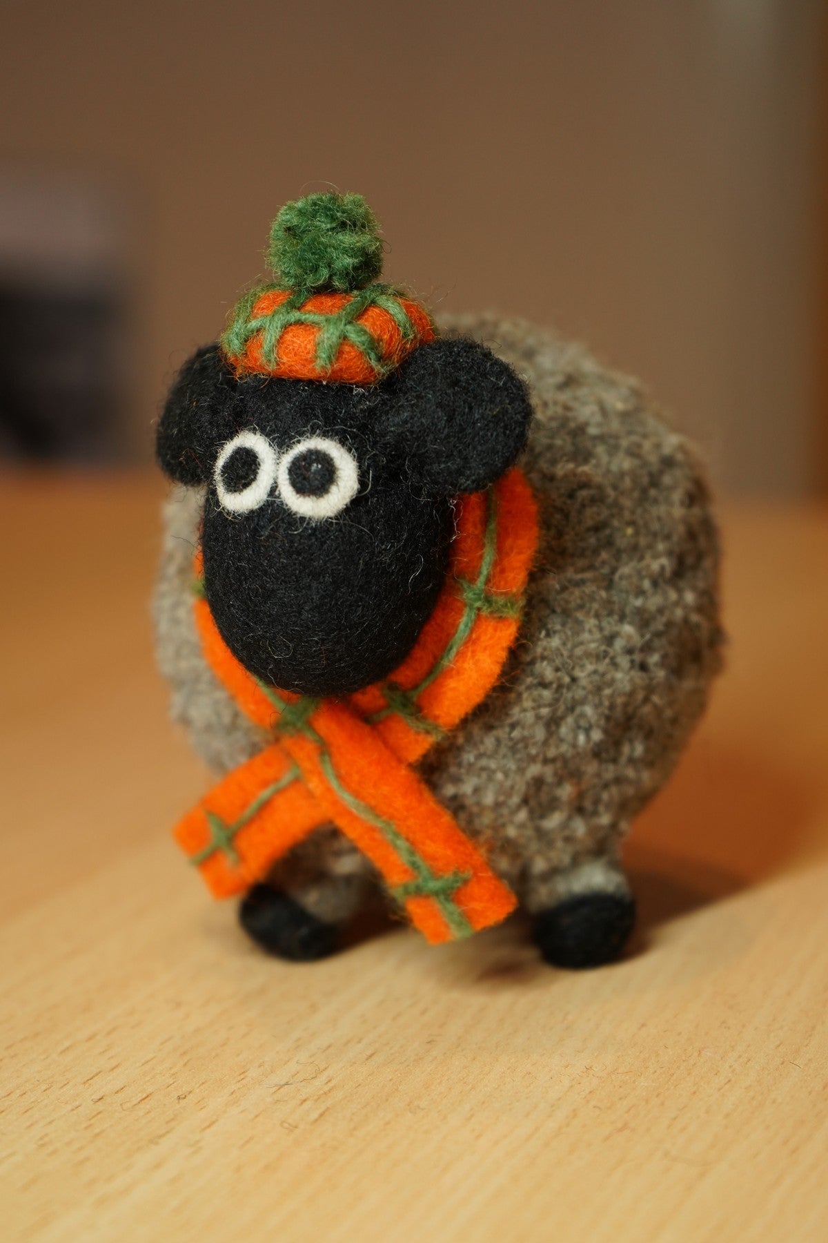 Pachamama Douglas The Highland Sheep Decoration, Hand Felted, Fair Trade Sourced