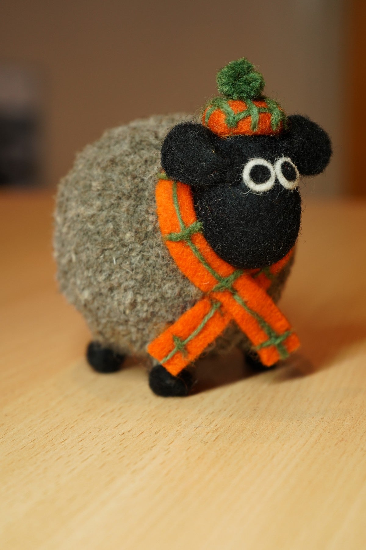 Pachamama Douglas The Highland Sheep Decoration, Hand Felted, Fair Trade Sourced