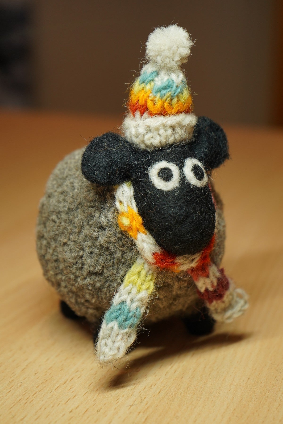 Pachamama Stuart The Lakeland Sheep Decoration, Hand Felted, Fair Trade Sourced