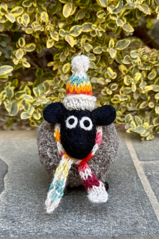 Pachamama Stuart The Lakeland Sheep Decoration, Hand Felted, Fair Trade Sourced