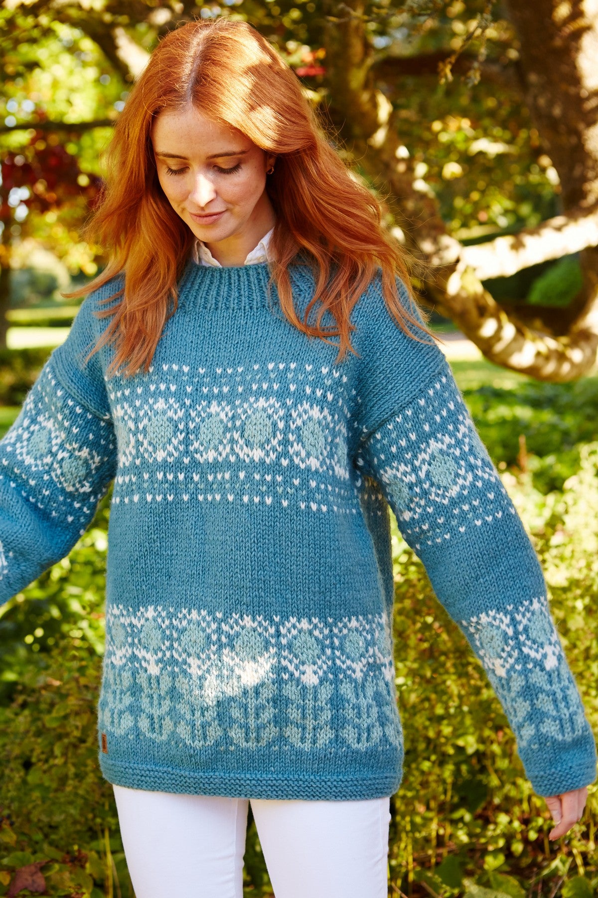 Pachamama Pentle Bay Sweater, 100% Wool, Hand Knitted , New Season