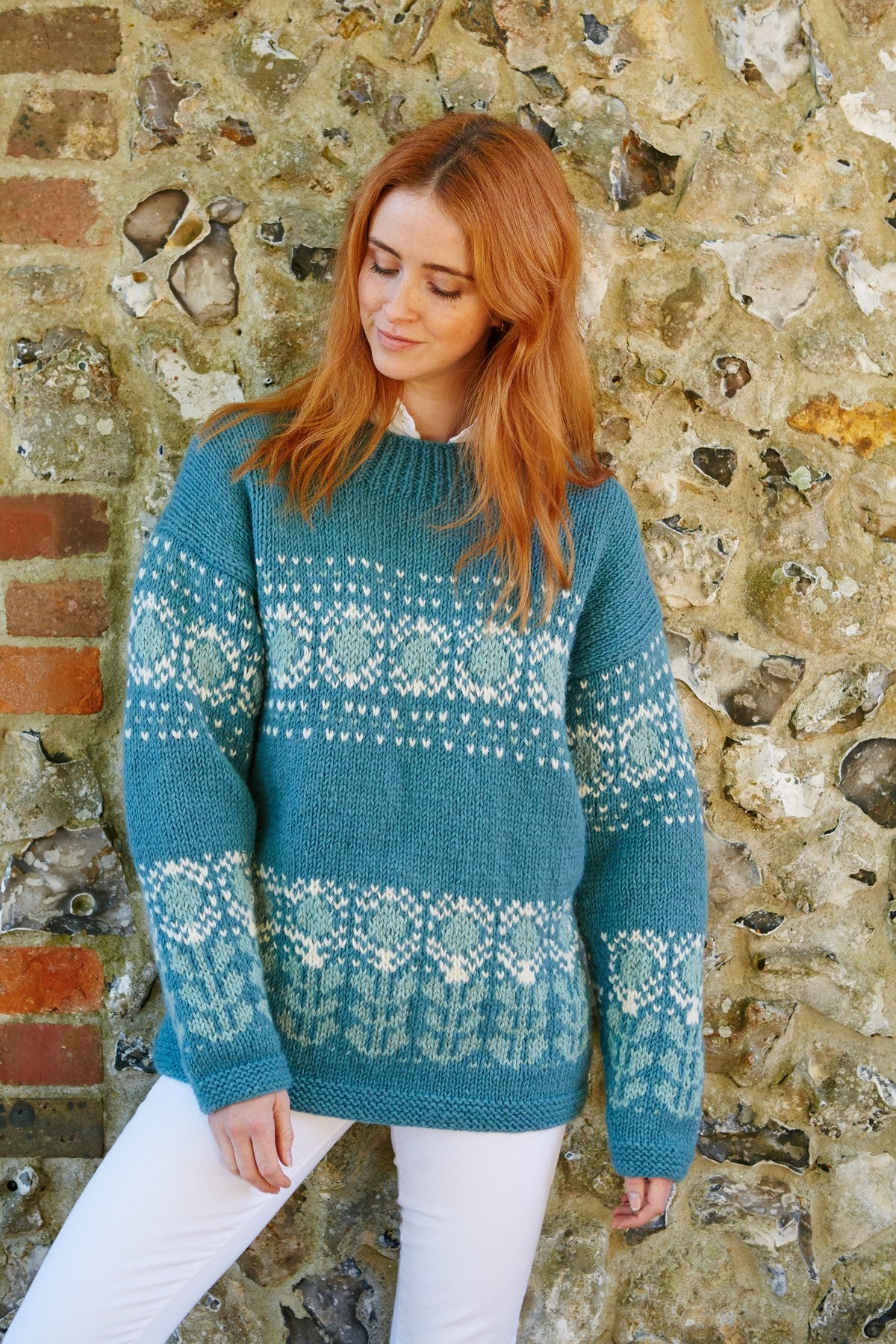 Pachamama Pentle Bay Sweater, 100% Wool, Hand Knitted , New Season