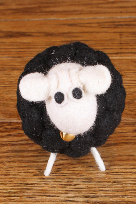 Pachamama Brenda The Black Sheep, Hand Felted, Fair Trade Sourced