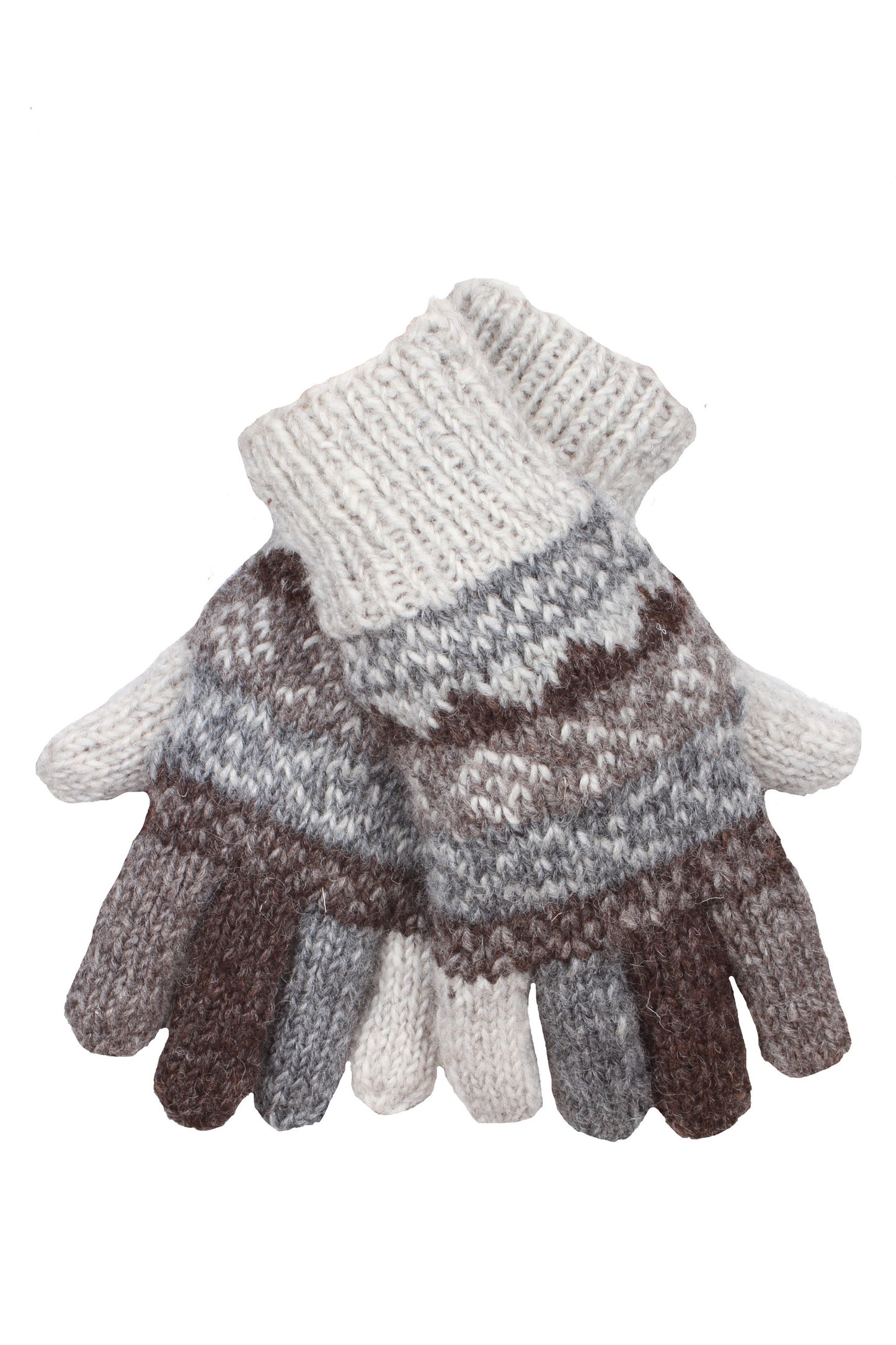 Pachamama Finisterre Gloves, Natural, Hand Made, 100% Wool