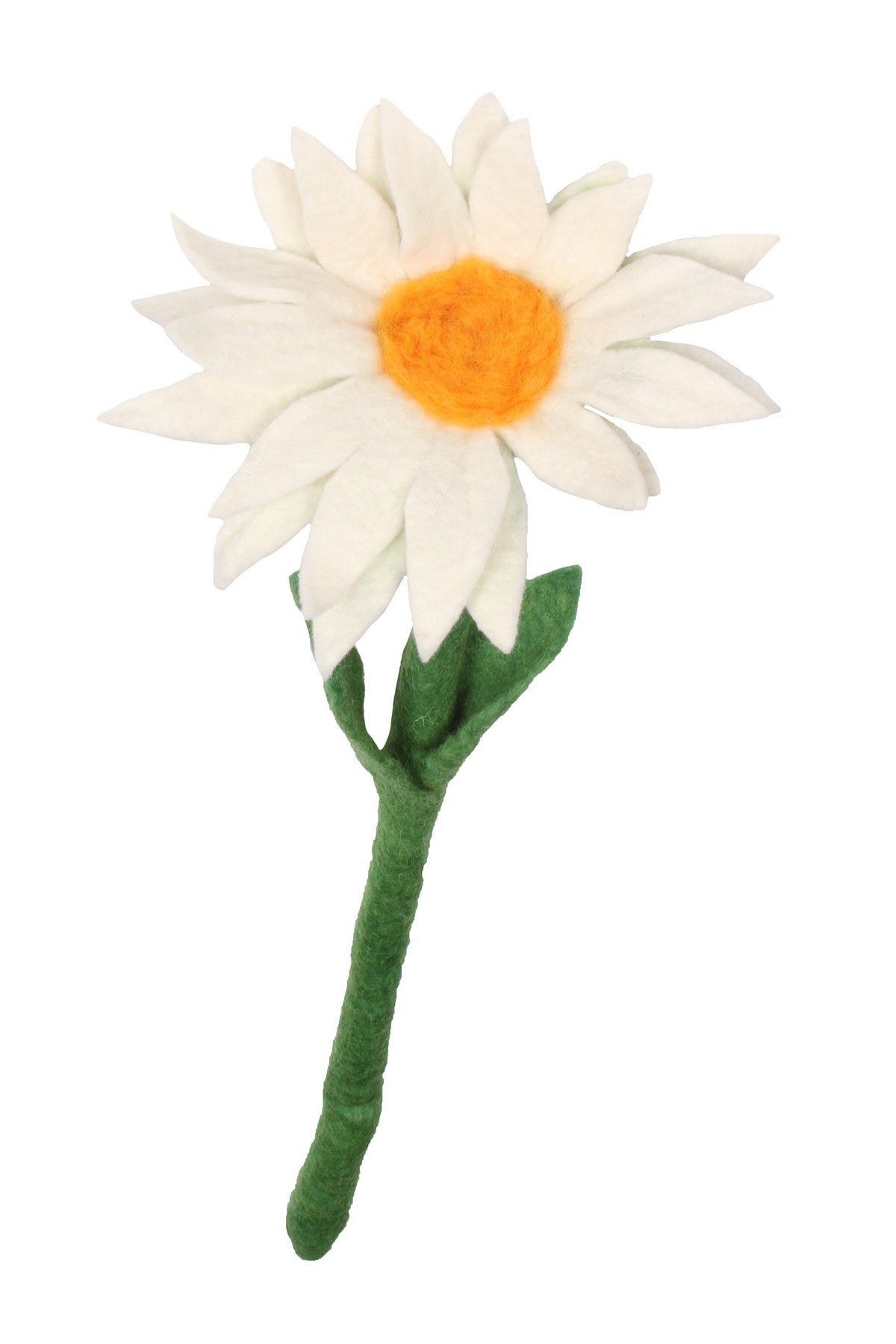 Pachamama Felt Daisy, Hand Felted Flower, Wool, Fair Trade Sourced, Last Forever