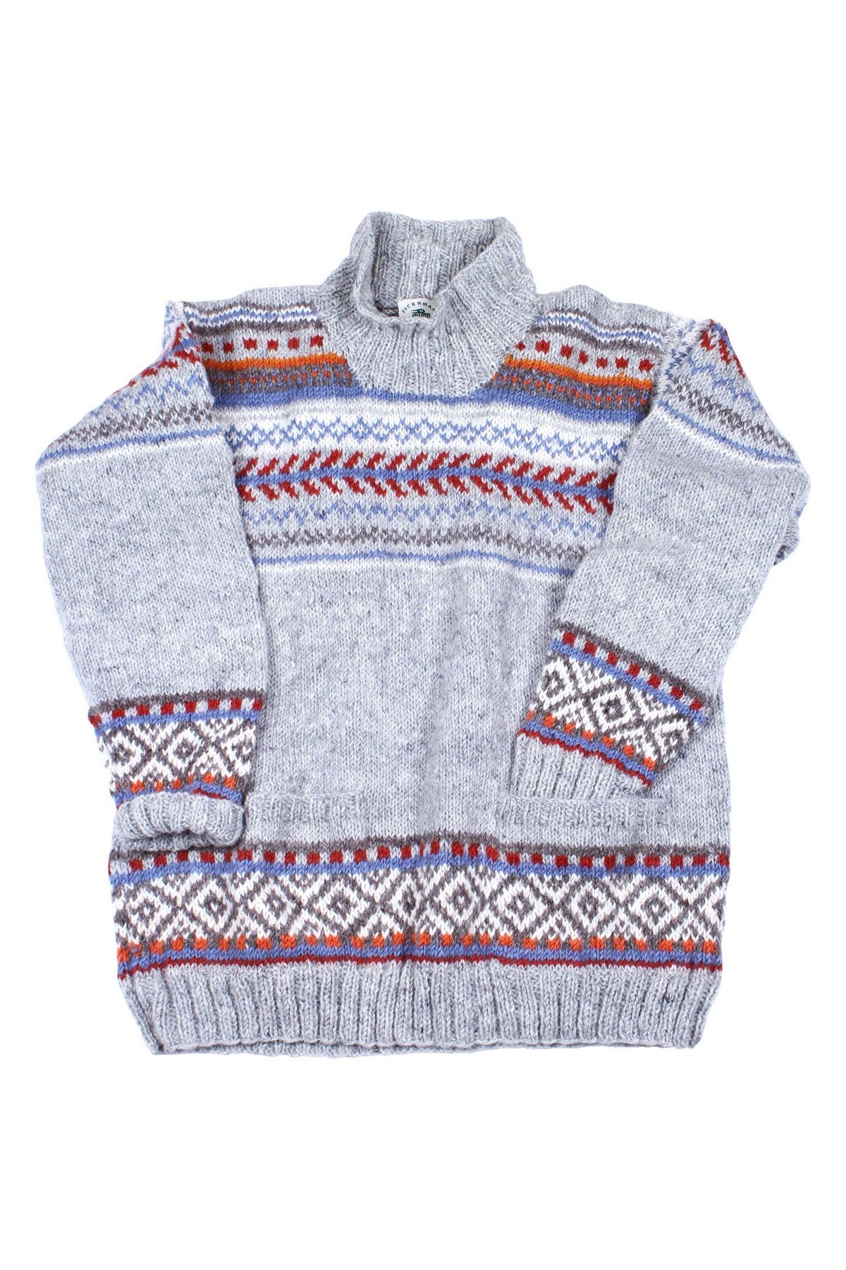 Pachamama Tikal Sweater, 100% Wool, Hand Knitted, Fair Trade Sourced