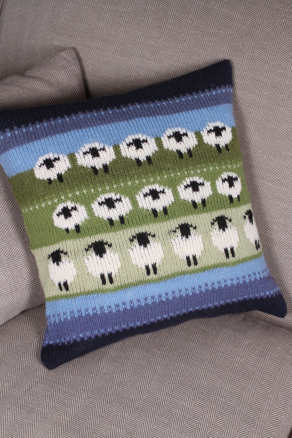 Pachamama Flock Of Sheep Cushion Cover and Cushion Insert