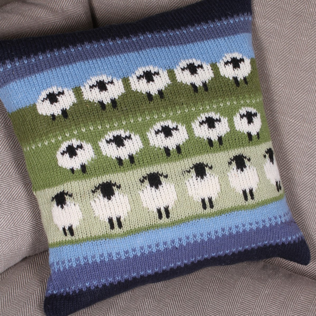 Pachamama Flock Of Sheep Cushion Cover and Cushion Insert