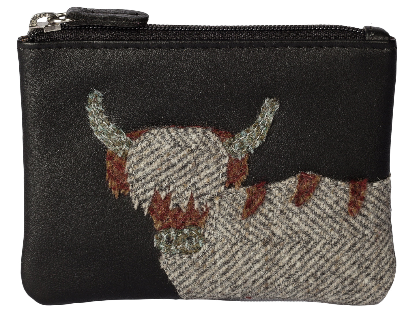 Mala Angus The Highland Cow Coin Purse, RFID, Premium Leather