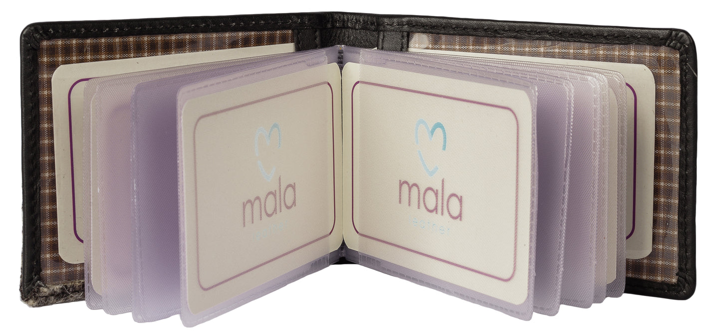 Mala Angus The Highland Cow ID Holder , RFID Protection, Premium Leather