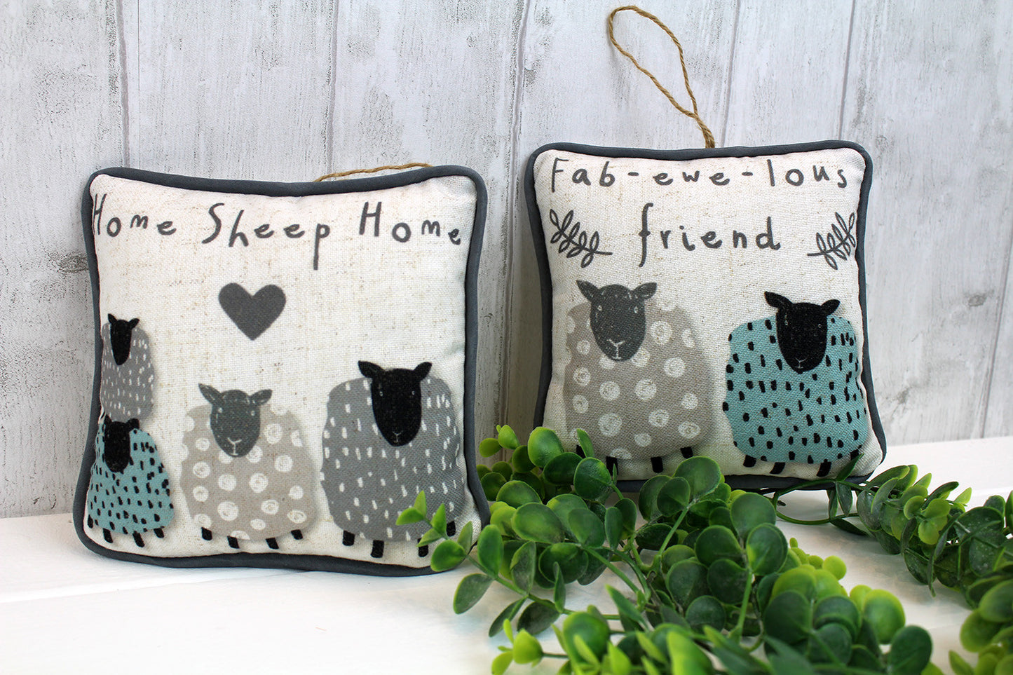 Sheep Cushion Hanger 2 Designs Indoor Hanging Decor