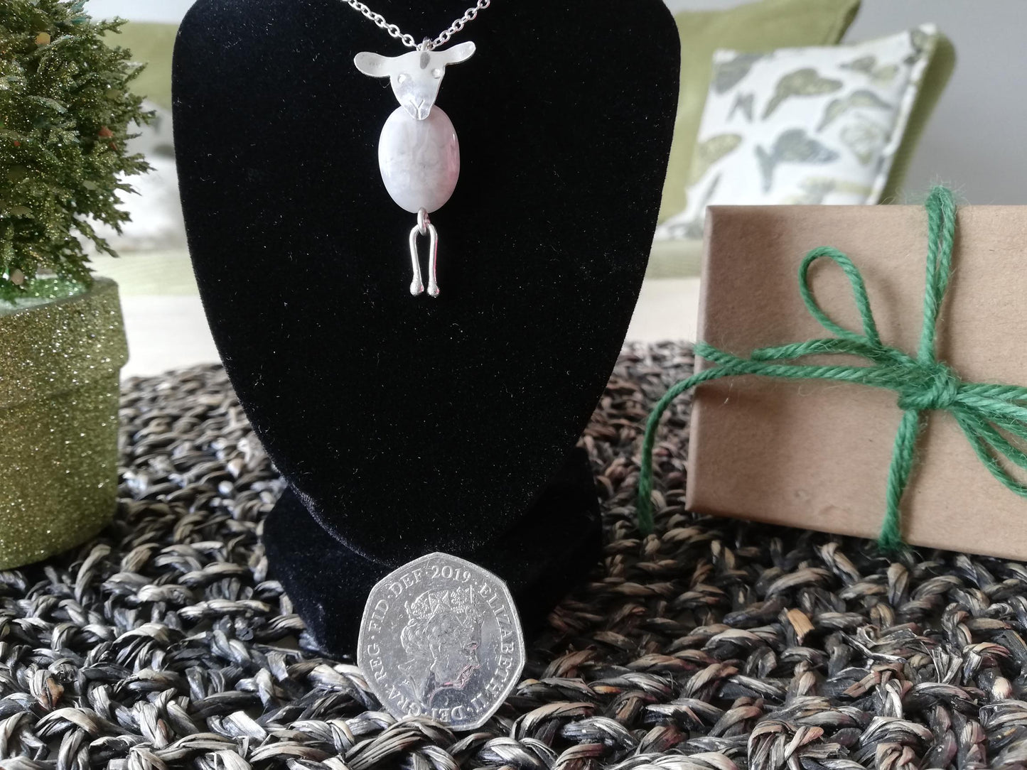 Sterling Silver Sheep Pendant, Minnie, Individually Hand Crafted By Silversmith