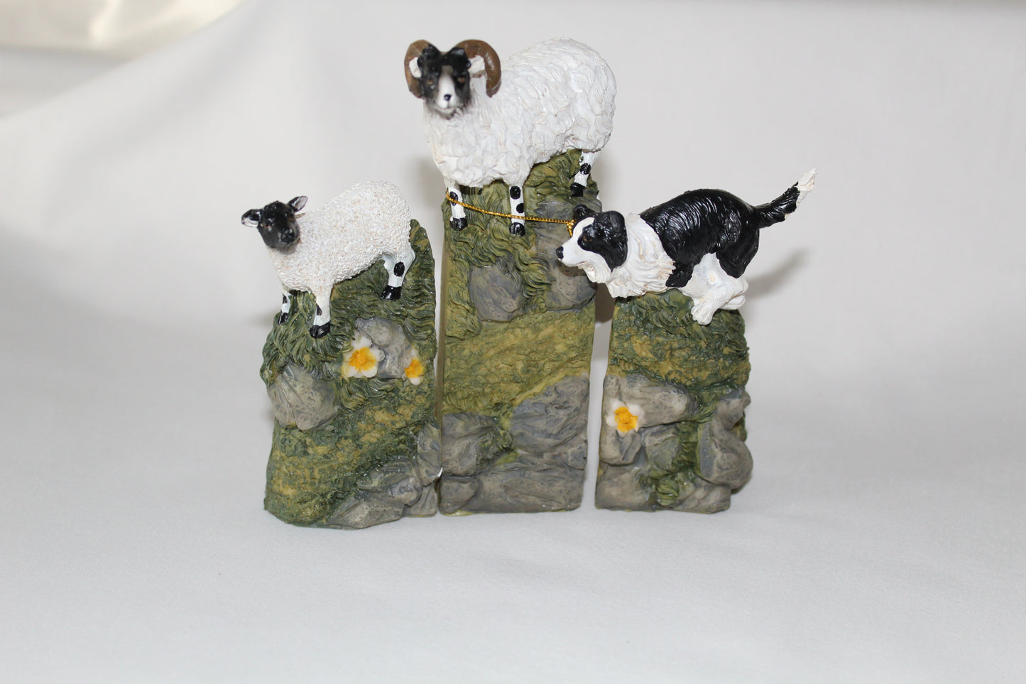 Sheepdog With Sheep Ornaments