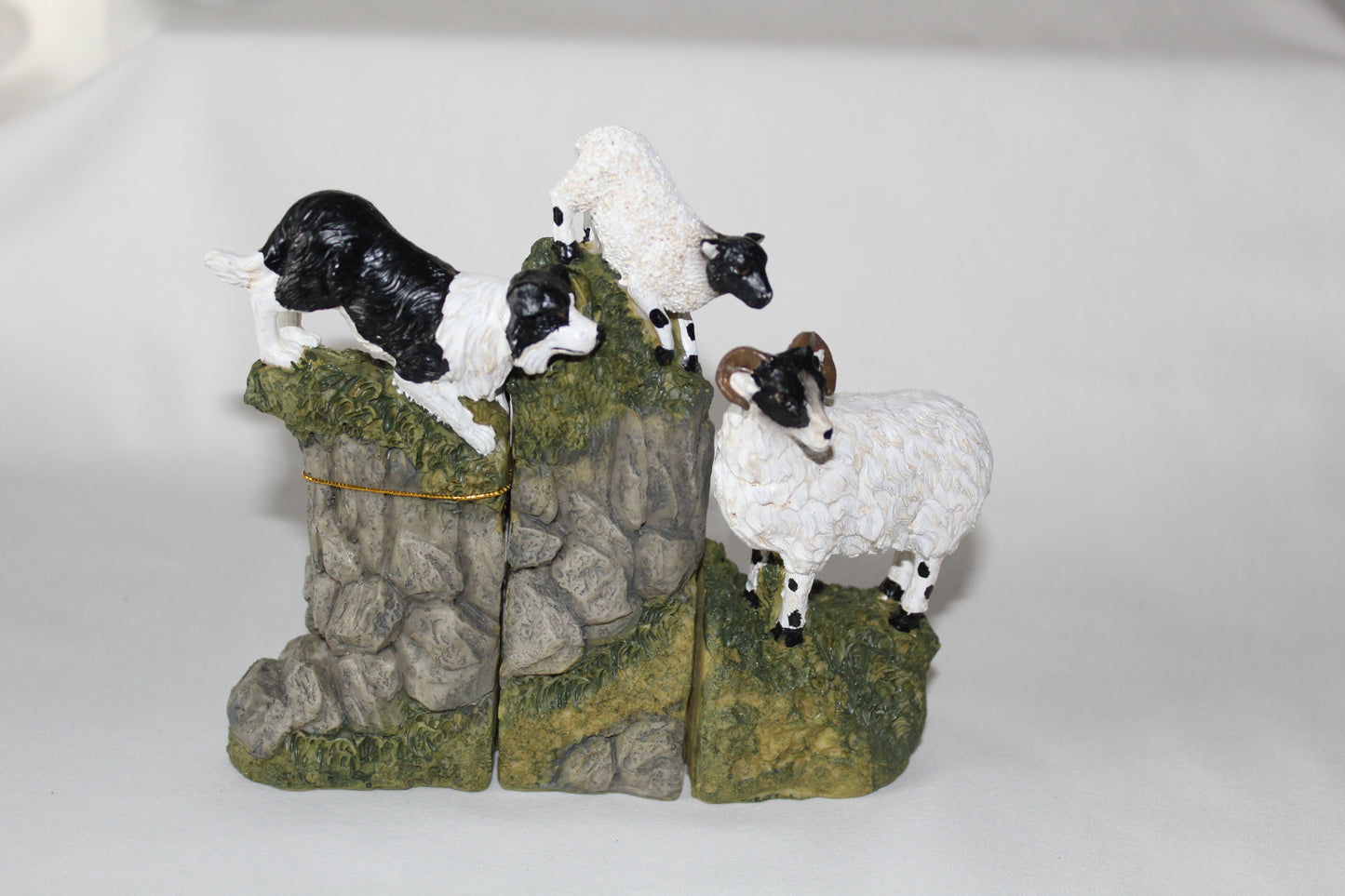 Sheepdog With Sheep Ornaments