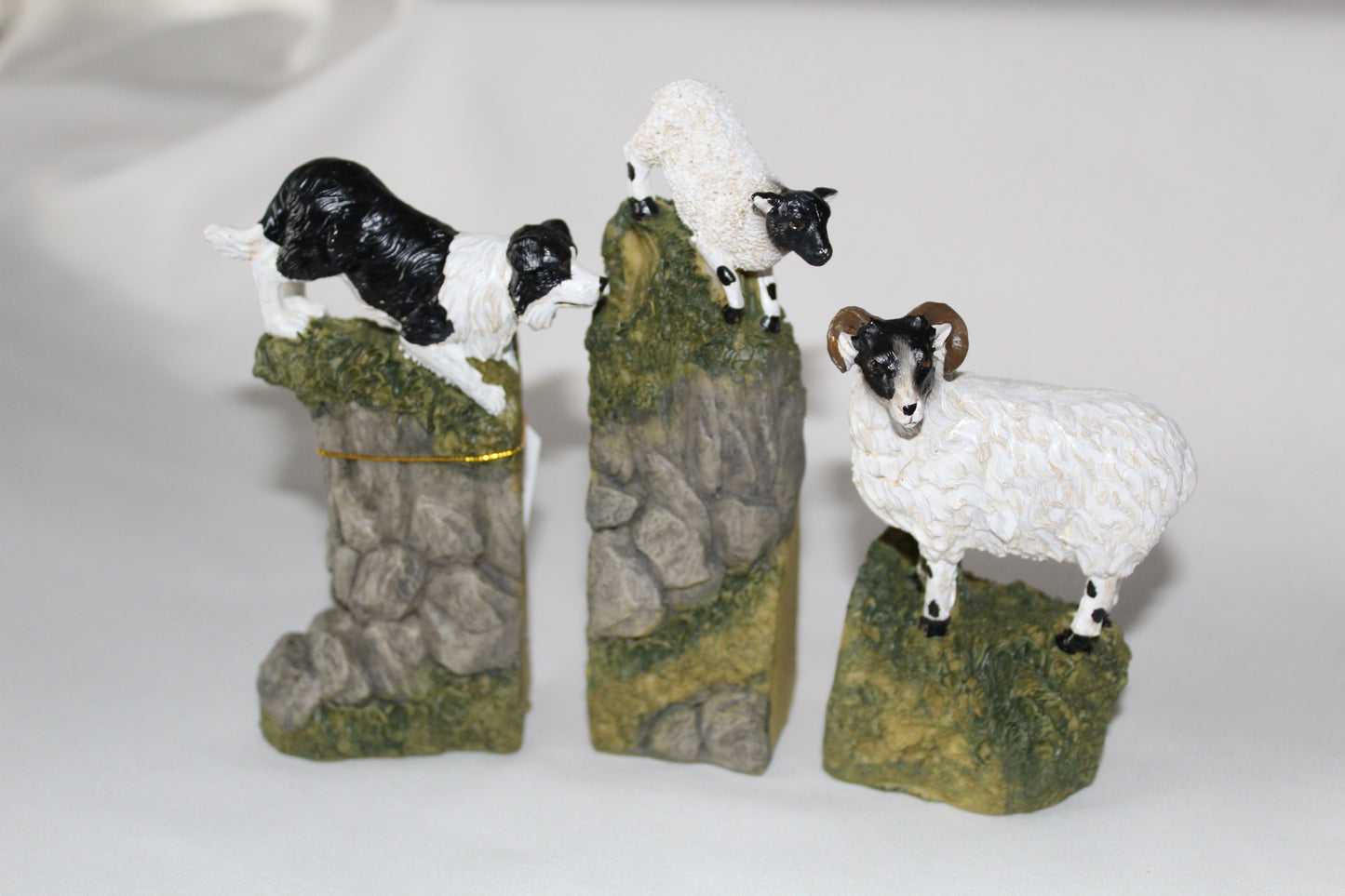 Sheepdog With Sheep Ornaments