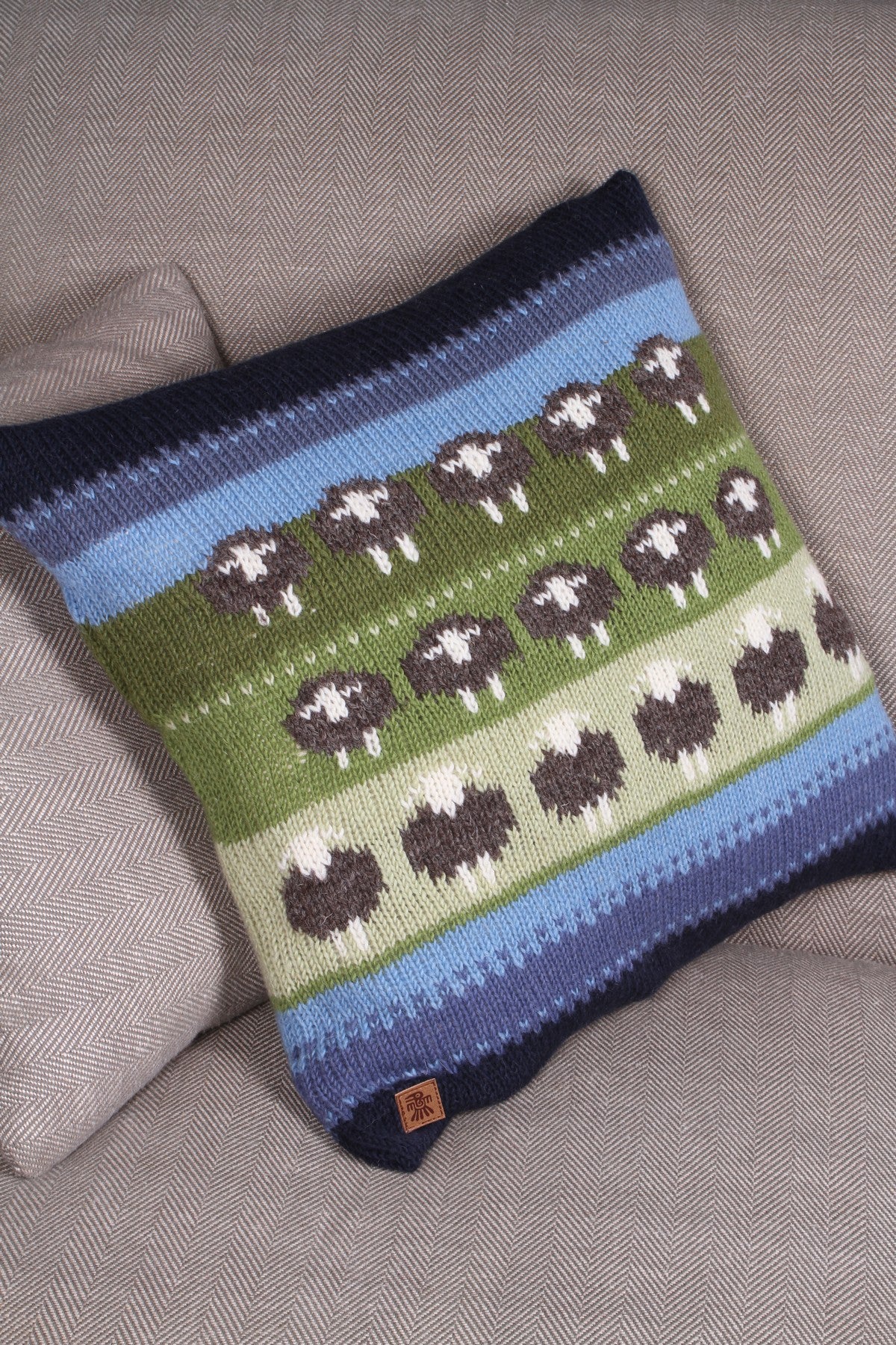 Pachamama Flock Of Sheep Cushion Cover and Cushion Insert