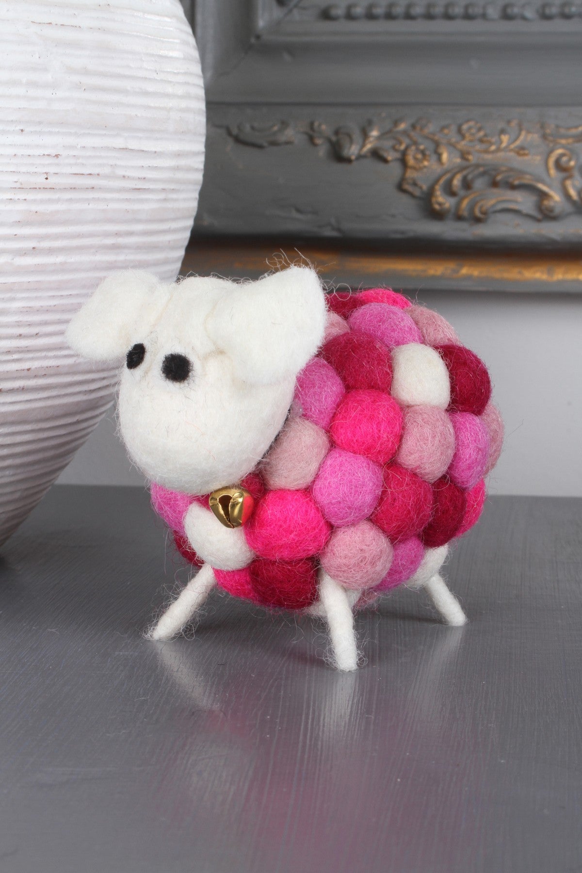 Pachamama Romeo The Romantic Sheep Decoration Hand Felted, Fair Trade Sourced