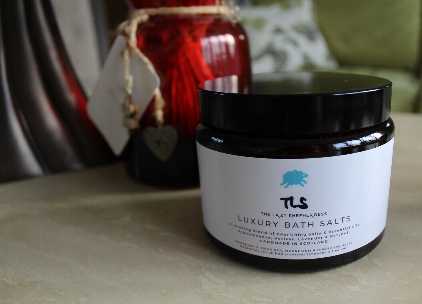 The Lazy Shepherdess Luxury Bath Salts, Handmade in Scotland