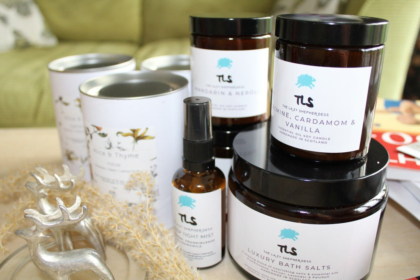 The Lazy Shepherdess Luxury Bath Salts, Handmade in Scotland