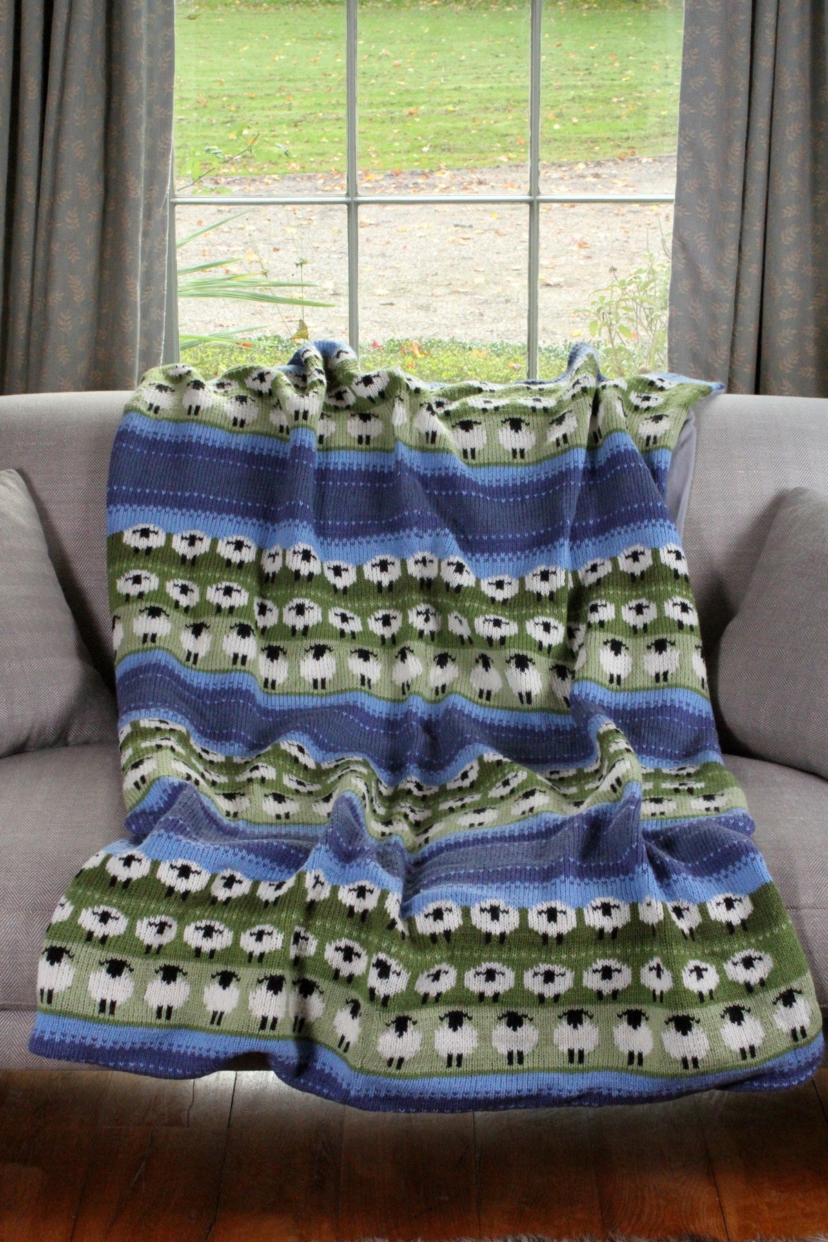 Pachamama Flock Of Sheep Throw/ Blanket , Hand Made, Fair Trade Sourced