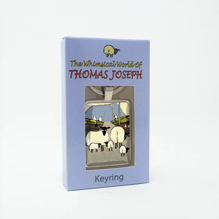 Thomas Joseph Sheep Keyring, Rush Hour, Gift Boxed