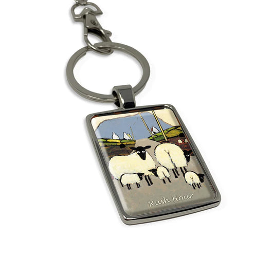 Thomas Joseph Sheep Keyring, Rush Hour, Gift Boxed