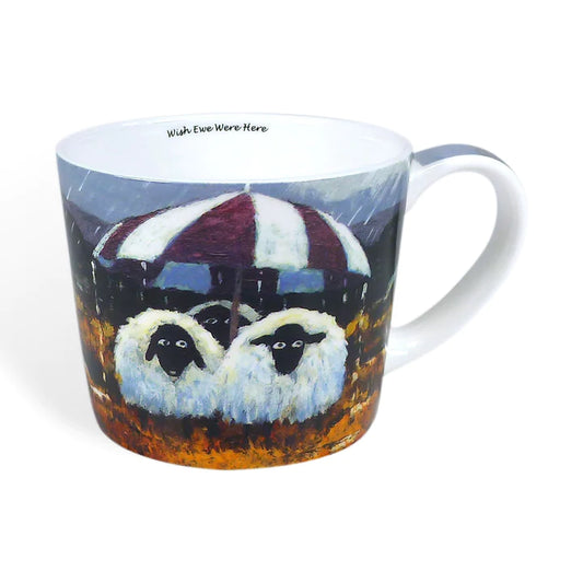 Thomas Joseph Mug Wish Ewe Were Here, New Bone China, Gift Boxed